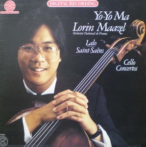 Lalo/Saint-Saens-Cell Concertos-Yo-Yo Ma/Maazel 중고 수입 오리지널 아날로그 LP