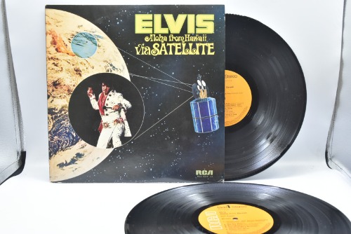 Elvis Presley[엘비스 프레슬리]-Elvis Aloha from Hawaii via Satellite 2LP 중고 수입 오리지널 아날로그 LP