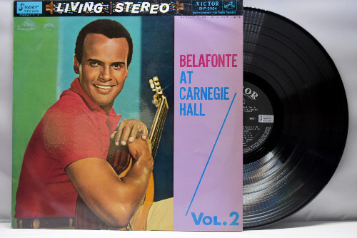 Harry Belafonte [해리 벨라폰테] - Belafonte at Carnegie Hall Vol.2 ㅡ 중고 수입 오리지널 아날로그 LP