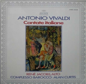 Vivaldi- Cantate italiane- Jacobs/Curt 중고 수입 오리지널 아날로그 LP