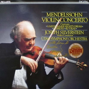 Mendelssohn-Violin Concerto 외-Silverstein 중고 수입 오리지널 아날로그 LP