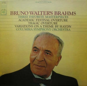 Brahms-Tragic Overture/Academic Festival Overutre 외- Walter 중고 수입 오리지널 아날로그 LP