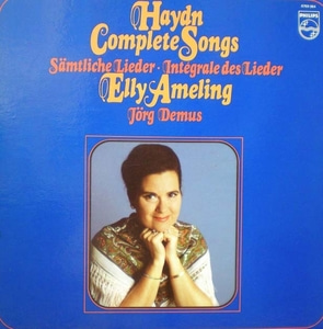Haydn- Complete Songs- Ameling/Demus(3LP Box) 중고 수입 오리지널 아날로그 LP
