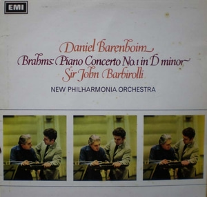 Brahms-Piano Concerto No.1-Barenboim/Barbirolli 중고 수입 오리지널 아날로그 LP