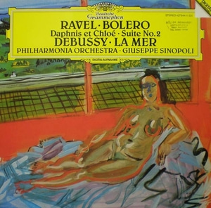 Ravel/Debussy-Bolero/La Mer 외-Sinopoli 중고 수입 오리지널 아날로그 LP