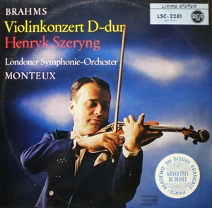 Brahms-Violin Concerto-Szeryng/Monteux 중고 수입 오리지널 아날로그 LP