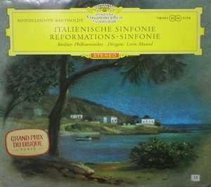 Mendelssohn- Symphony No. 4 &amp; 5 - Lorin Maazel 중고 수입 오리지널 아날로그 LP