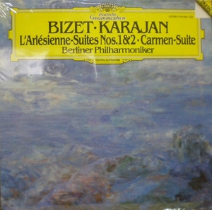 Bizet - L&#039;Arlesienne Suite No.1 &amp; 2 外 - Herbert von Karajan 중고 수입 오리지널 아날로그 LP