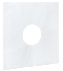 [독일산] 정전기방지 독일산 10인치 LP 속지 이너슬리브 PE 라이닝 이중속지 (종이+PE) 백색  inner sleeve 10매