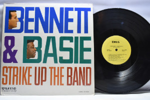 Tony Bennett With Count Basie &amp; His Orchestra [토니 베넷, 카운트 베이시] ‎- Bennett &amp; Basie Strike Up The Band - 중고 수입 오리지널 아날로그 LP