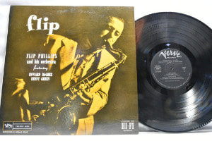 Flip Phillips And His Orchestra Featuring Howard McGhee, Benny Green [플립 필립스] ‎- Flip - 중고 수입 오리지널 아날로그 LP