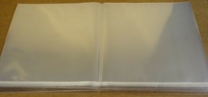 [EU산] 정전기방지 더블LP용 (게이트폴더용) LP 겉비닐 최고급형 두꺼운 투명 CPP  outer sleeves LP 겉지 10매