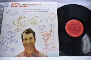 The Dave Brubeck Quartet [데이브 브루벡]‎ - Dave Digs Disney - 중고 수입 오리지널 아날로그 LP